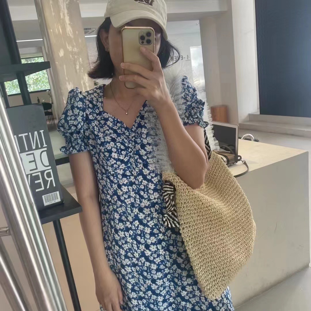 Lazy Style Large Capacity Straw Woven Shoulder Bag for Women Beach Vacation Minimalist High-End Tote Bag - Image 3