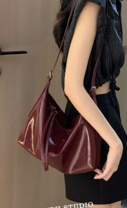 MBH Relaxed Oil Wax Leather Large Capacity Casual Tote Crossbody Bag