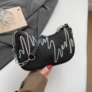 Minimalist Commuter Shoulder Underarm Bag for Women 2026 New Textured Casual Handbag