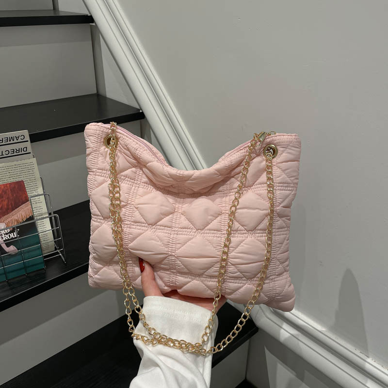 Korean Style Ruched Cloud Bag Women 2026 Spring Solid Color Shoulder Crossbody Bag - Image 2