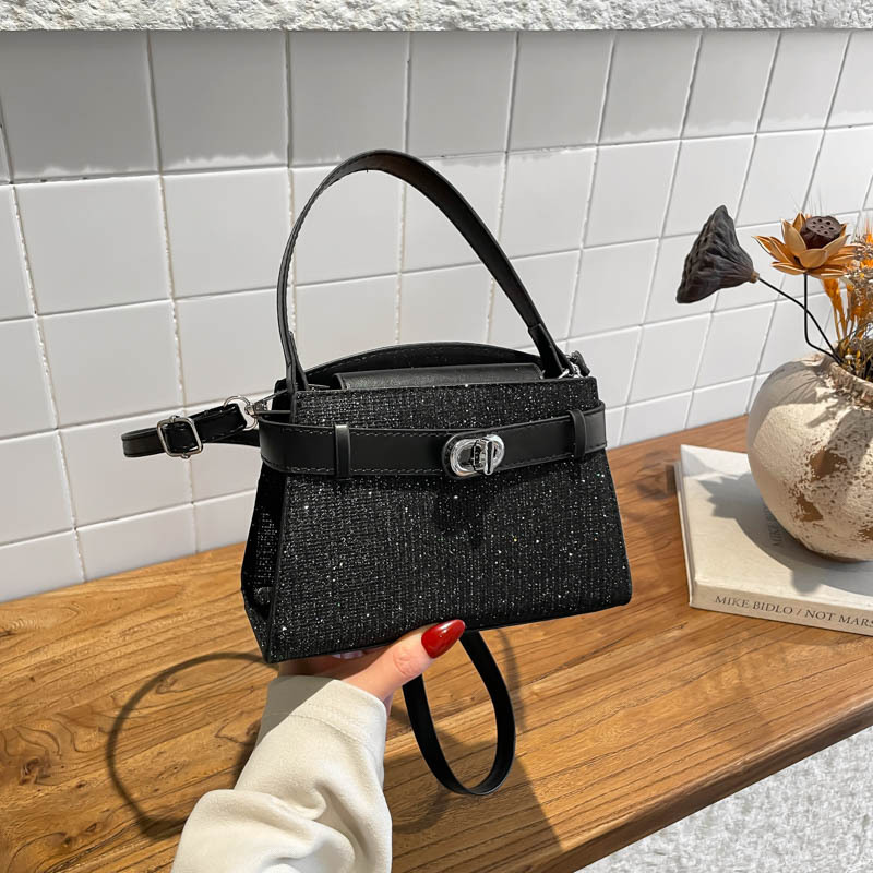 Korean Style Color Block Small Square Bag Women 2026 New Fashion Commuter Shoulder Crossbody Handbag - Image 2
