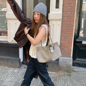 Minimute Style Simple Casual Tote Bag Shoulder Bag